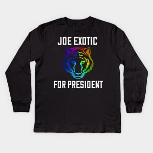 joe exotic for president 2020 Kids Long Sleeve T-Shirt